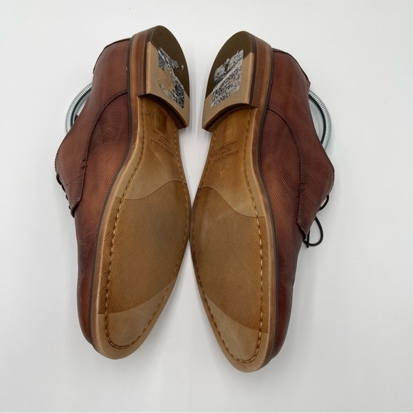 Kenneth Cole New York Men's Dance Lace Up Oxford Brown Size 11.5 Dress Shoes - Picture 8 of 12